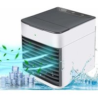 Odipie - niemals verwendet] Tragbare 3-in-1-Mini-Klimaanlage mit Ventilator-, Kühler-, Luftbefeuchter- und Reinigungsfunktion. Einstellbar mit drei von ODIPIE