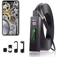 Odipie - niemals verwendet] WiFi-Endoskop-Endoskopkamera, USB-Inspektionskamera, 1200P HD-Endoskopkamera, IP68 wasserdicht, mit 8 LEDs für iPhone, von ODIPIE