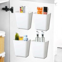 Packen Sie selbstklebende Aufbewahrungsboxen zur Wandmontage, Aufbewahrung und Organisation in der Küche, Haushalts-Organizer, Schrank-Organizer-Box Packen Sie selbstklebende Aufbewahrungsboxen zur Wandmontage, Aufbewahrung und Organisation in der Küche, Haushalts-Organizer, Schrank-Organizer-Box von ODIPIE