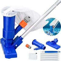 Poolsauger, Tragbarer Poolsauger mit Teleskopstange zur Poolreinigung - Blau Poolsauger, Tragbarer Poolsauger mit Teleskopstange zur Poolreinigung - Blau von ODIPIE