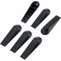 Porte Cales Butée de Porte Türstopper, 6 Stück, Noir von ODIPIE