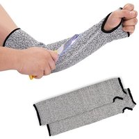 Schnittfeste Strickärmel, schnittfeste Gartenhandschuhe, Arbeitsschutz, Schutzwerkzeug, verhindert Schrammen und Kratzer, M (1 Paar) von ODIPIE