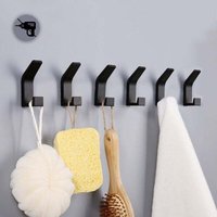 Odipie - Selbstklebende Haken, doppelter Handtuchhaken fürs Badezimmer, selbstklebende Wandhalterung für Küche, Bad, Büro, Schrank, Aluminium, Odipie - Selbstklebende Haken, doppelter Handtuchhaken fürs Badezimmer, selbstklebende Wandhalterung für Küche, Bad, Büro, Schrank, Aluminium, von ODIPIE
