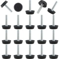 Set mit 20 verstellbaren Ebenen für Möbelfischer, Ebene M6 für Terrassenmöbel, Tischplatten, Chaiselongues und Möbelstücke von ODIPIE