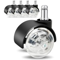 Odipie - Set mit 5 Bürostuhlrollen 11 mm x 22 mm – sanfte und leise rollende Rollen für Gaming-Stühle – Drehstühle npterbl Odipie - Set mit 5 Bürostuhlrollen 11 mm x 22 mm – sanfte und leise rollende Rollen für Gaming-Stühle – Drehstühle npterbl von ODIPIE