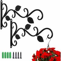 Stück Pflanzenhaken zum Aufhängen an der Wand mit Schrauben, Pflanzenhakenhalter, Laterne, Vogelhäuschen, Metall-Gartenkorb für Balkon, Gartendeko Stück Pflanzenhaken zum Aufhängen an der Wand mit Schrauben, Pflanzenhakenhalter, Laterne, Vogelhäuschen, Metall-Gartenkorb für Balkon, Gartendeko von ODIPIE