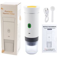 Tragbare Kaffeemaschine, 3-in-1, Espressokocher, elektrische Heizung, 12 V, Espressokocher, wiederaufladbar, für Büro, Reisen, Haus, kompatibel mit Tragbare Kaffeemaschine, 3-in-1, Espressokocher, elektrische Heizung, 12 V, Espressokocher, wiederaufladbar, für Büro, Reisen, Haus, kompatibel mit von ODIPIE