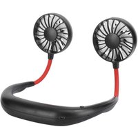 Tragbarer Nackenventilator zum Aufhängen, persönlicher Freisprech-Nackenventilator, tragbarer, per USB wiederaufladbarer Ventilator mit 3 von ODIPIE