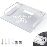 Odipie - Universal-Router-Wandhalterung, Router-Regal, kleines Projektor-Wandregal, Mehrzweck-Wandregal aus Aluminium, für TV-Box, Router, Odipie - Universal-Router-Wandhalterung, Router-Regal, kleines Projektor-Wandregal, Mehrzweck-Wandregal aus Aluminium, für TV-Box, Router, von ODIPIE