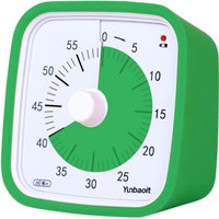Visueller Timer mit Nachtlicht, 60-Minuten-Countdown-Timer für Kinder und Erwachsene, leiser Klassenzimmer-Timer, Zeitmanagement-Werkzeug für von ODIPIE