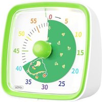 Visueller Timer mit Nachtlicht, 60-Minuten-Dinosaurier-Countdown-Timer für Kinder und Erwachsene, Zeitmanagement-Werkzeug für Zuhause, Schule, Küche von ODIPIE