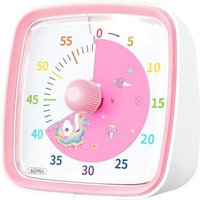Visueller Timer mit Nachtlicht, 60-Minuten-Einhorn-Countdown-Timer für Kinder und Erwachsene, Zeitmanagement-Werkzeug für Zuhause, Schule, Küche oder von ODIPIE