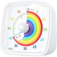 Visueller Timer mit Nachtlicht, 60-Minuten-Regenbogen-Countdown-Timer für Kinder und Erwachsene, Zeitmanagement-Werkzeug für Zuhause, Schule, Küche Visueller Timer mit Nachtlicht, 60-Minuten-Regenbogen-Countdown-Timer für Kinder und Erwachsene, Zeitmanagement-Werkzeug für Zuhause, Schule, Küche von ODIPIE