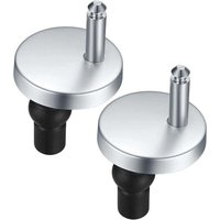 WC-Sitz-Scharnierteile, Befestigungen, Schnellverschluss-Scharniere, WC-Sitz-Scharnierbefestigungen, mit Ersatz-Gummischrauben von ODIPIE