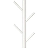 Odipie - Wandgarderobe aus Holz – Ast-Design – modern – vertikale Wandmontage – dekorative Holzhaken weiß von ODIPIE