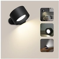 Wandleuchte Innen, Touch LED Wandlampe mit USB Ladeanschluss Touch Control, 3 Helligkeitsstufen 3 Temperaturen 360° Drehbare Nachttischlampe für von ODIPIE