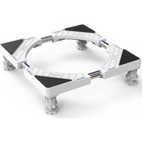 Waschmaschinen-Untergestell für Kühlschrank, Waschmaschine, Trockner, Längenverstellbar 50 cm – 66 cm, Traglast 300 kg, mit Geräuschreduzierungseffekt Waschmaschinen-Untergestell für Kühlschrank, Waschmaschine, Trockner, Längenverstellbar 50 cm – 66 cm, Traglast 300 kg, mit Geräuschreduzierungseffekt von ODIPIE