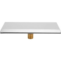 Wasserfall-Wannenauslauf G1/2 Auengewinde spa Badezimmer Pool Schwimmbad Silber Wandmontage Wasserfall-Auslassdüse von ODIPIE