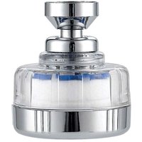 Wasserhahn-Wasserfilter mit 6 Filterelementen aus PP-Baumwolle, universeller Anti-Kalk-Wasserhahnfilter, um 360° drehbarer Sprühkopf Wasserhahn-Wasserfilter mit 6 Filterelementen aus PP-Baumwolle, universeller Anti-Kalk-Wasserhahnfilter, um 360° drehbarer Sprühkopf von ODIPIE