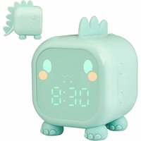 Wecker für Mädchen Jungen, Dinosaurier, leuchtender Kinderwecker, digitaler Wecker, Lampe, Nachtlicht, Tag- und Nachtwecker, Kinder, von ODIPIE