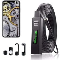 Odipie - WiFi-Endoskop-Endoskopkamera, USB-Inspektionskamera, 1200P HD-Endoskopkamera, IP68 wasserdicht, mit 8 LEDs für iPhone, Android, iPad, Mac, von ODIPIE