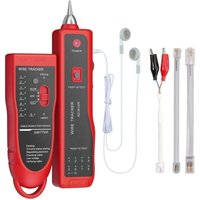 Wire Tracker RJ11 RJ45 Finder Ethernet lan Multifunktions-Toner Tracer Netzwerkkabelsortierung Telefonleitung Durchgangsprüfer (rot) von ODIPIE