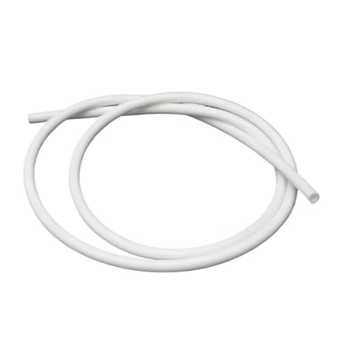 ODJDNLKLWN Schlauch 1/3/5/10M Silikon Gummi Schlauch Weiß Flexible Aquarium Luft Bewässerung Rohre Wasser Anschluss Garten Schläuche Gartenschlauch(10 Meters,ID 10mm x OD 16mm) von ODJDNLKLWN