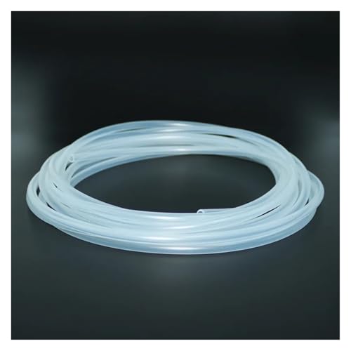 ODJDNLKLWN Schlauch 1/5 Meter Silikonschlauch Hochtemperatur Klar Transparent Rohr 2 5 6 7 8 10 for Wasserhahn Aquarium Gartenrohr Gartenschlauch(1 Meter,ID 2mm x OD 4mm) von ODJDNLKLWN
