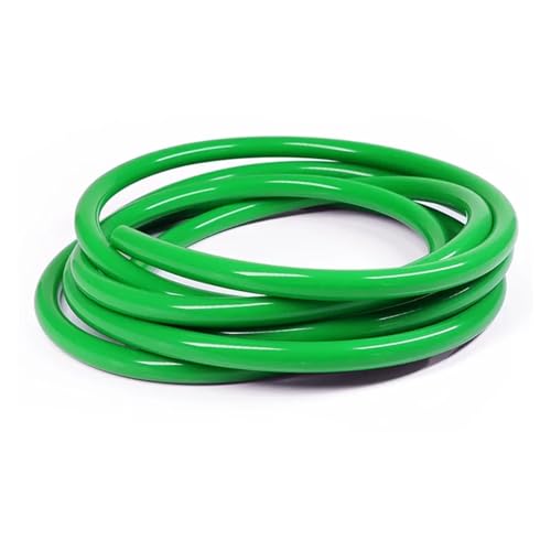ODJDNLKLWN Schlauch 1~10 m Silikonschlauch Grün Flexible Aquarium Luftbewässerungsrohr Wasseranschluss Gartenschlauch Aquarium Teichpumpe Schläuche Gartenschlauch(3 Meters_ID 2MM X OD 3MM) von ODJDNLKLWN