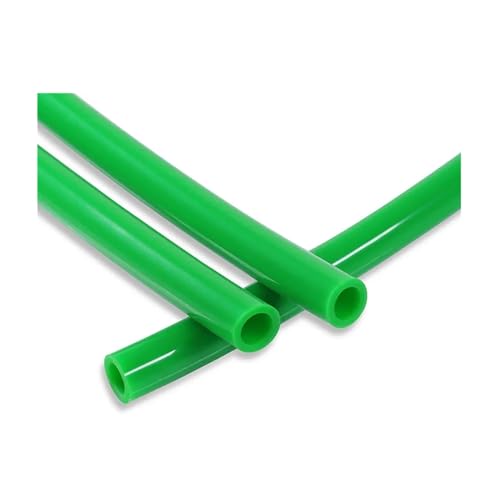 ODJDNLKLWN Schlauch 1~10 m grüner Silikonschlauch ID 0,5~32 mm Flexibler Aquarium-Trinkwasserschlauch Garten-Sanitärschlauch Gartenschlauch(1M_ID 8MM X OD 12MM) von ODJDNLKLWN