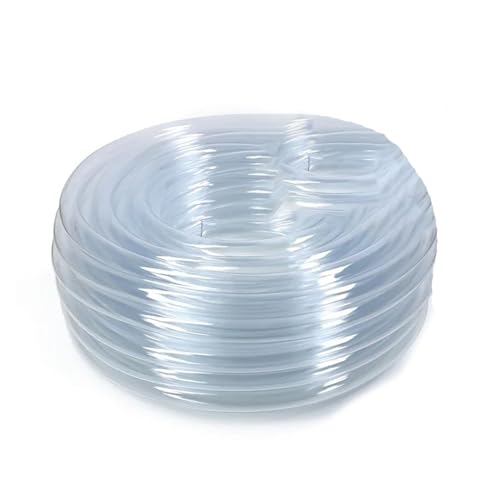 ODJDNLKLWN Schlauch 1~10m PVC-Schläuche Innendurchmesser 2 3 4 5 6 8 10 12 14 16 18 20 25mm Transparenter Kunststoffschlauch Gartenrohr Wasserleitung Gartenschlauch(2 Meters,ID 12mm x OD 14mm) von ODJDNLKLWN