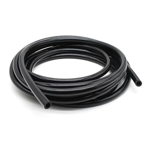 ODJDNLKLWN Schlauch 1~10m Rohr Schwarz Flexible Aquarium Luft Bewässerung Rohr Wasser Anschluss Garten Schlauch Fisch Tank Teich Pumpe Schläuche Gartenschlauch(5 Meters_ID 4MM X OD 7MM) von ODJDNLKLWN
