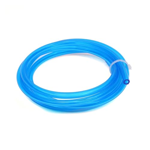 ODJDNLKLWN Schlauch 1~30M Kraftstoff Gas Schlauch String Rohr Benzin Rohr for Trimmer Schläuche Kettensäge Gebläse Linie Werkzeug Gartenschlauch(Blue,1METER_ID 2.5MM X OD 5MM) von ODJDNLKLWN