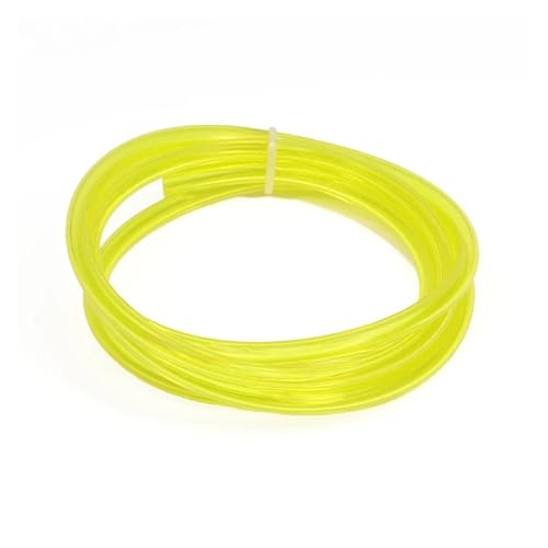 ODJDNLKLWN Schlauch 1~30M Kraftstoff Gas Schlauch String Rohr Benzin Rohr for Trimmer Schläuche Kettensäge Gebläse Linie Werkzeug Gartenschlauch(Yellow,10METERS_ID 4MM X OD 6MM) von ODJDNLKLWN