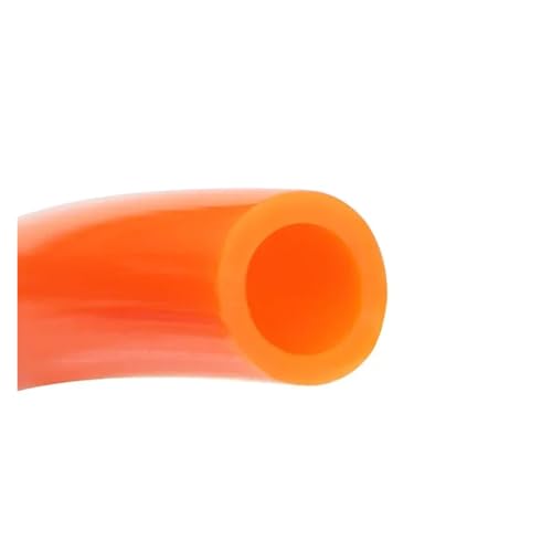 ODJDNLKLWN Schlauch 2/5/10M 4mm 6mm 8mm 10mm 12mm 14mm Luftschlauch pneumatische Rohr PU-Schläuche for Kompressor Polyurethan-Schläuche Gartenschlauch(Orange Red,2 Meters_OD 12MM X ID 8MM) von ODJDNLKLWN
