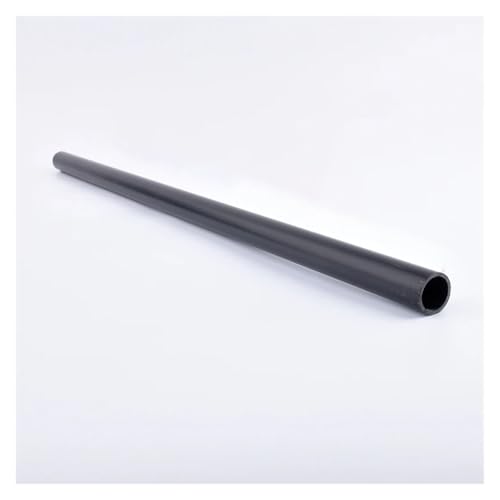 ODJDNLKLWN Schlauch 2 Stücke Schwarz PVC Wasserrohr Länge 50cm Hohl Hartrohr Gartenbewässerungszubehör Aquarium Rohrverschraubungen Gartenschlauch(16mmx19mm) von ODJDNLKLWN