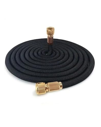 ODJDNLKLWN Schlauch Gartenwasserrohr, erweiterbar mit 3 und 1/2-Verbindungen. Hochdruck-Autowäsche. Geeignet for die landwirtschaftliche Bewässerung. Gartenschlauch(1/2''_100FT) von ODJDNLKLWN