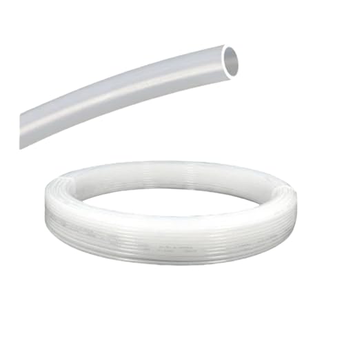 ODJDNLKLWN Schlauch Nylonrohr 4 mm 6 mm 8 mm 10 mm 12 mm 14 mm 16 mm Hochdruckbeständiger pneumatischer Luftkompressor Glatter starrer Gartenschlauch(Transparent,1 Meter_OD 4MM X ID 2.5MM) von ODJDNLKLWN