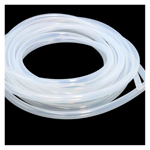 ODJDNLKLWN Schlauch Schlauch 2 4 6 7 8 10 12mm Transparent Hochtemperaturbeständig Flexible Weiche Wasser Aquarium Pumpe Küche Wasserhahn Gartenschlauch(5 Meter,ID 10mm x OD 14mm) von ODJDNLKLWN