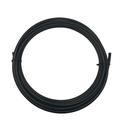 ODJDNLKLWN Schlauch Schlauchschlauch weiß flexibel Rohr Rohr for Umkehrosmose Aquarium Filteranlage 10 m Gartenleitung Gartenschlauch(Black 10m,1/4'') von ODJDNLKLWN