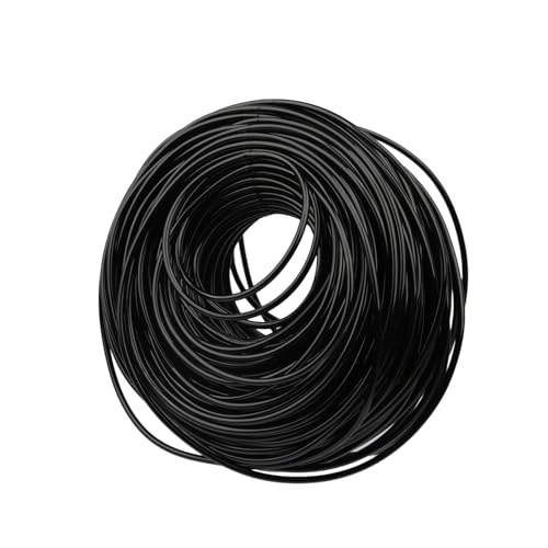 ODJDNLKLWN Schlauch Schwarz 1 m ~ 100 m Schwarz 3/5 mm Gartenbewässerungsschlauch Micro Drip Wasserrohr Gewächshaus Bonsai Bewässerungsrohr Gartenschlauch(5 Meters) von ODJDNLKLWN