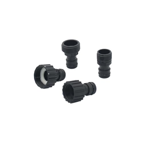 Rohrverbinder Schnellverbinder Nippel 1/2 3/4 Zoll Männlich Weiblich Gewinde Schlauch Rohr Adapter for Garten Tropfbewässerung Autowäsche Adapter(C) von ODJDNLKLWN