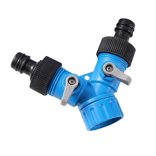 Schlauchverbinder Abzweigventil 3/4 Zoll Innengewinde Y-Schnellverbinder Gartenbewässerungssystem Wasserverteiler Autowaschwächter Adapter Schlauchverbinder Abzweigventil 3/4 Zoll Innengewinde Y-Schnellverbinder Gartenbewässerungssystem Wasserverteiler Autowaschwächter Adapter von ODJDNLKLWN