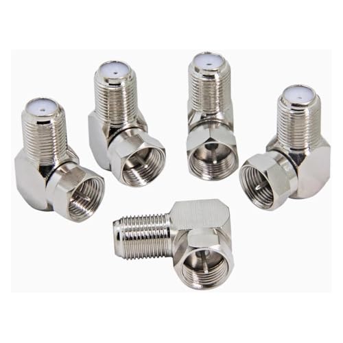 Rohrverbinder Koaxialkabel rechtwinkliger Stecker F-Typ Buchse auf Stecker Adapter Koax Adapter Rohrverbinder Koaxialkabel rechtwinkliger Stecker F-Typ Buchse auf Stecker Adapter Koax Adapter von ODJDNLKLWN