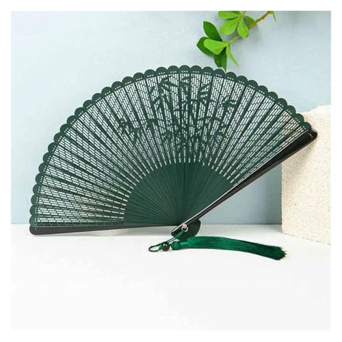 Ventilator 1PC Faltfächer ausgehöhlte Handtanz-Fans Party Favor Geschenke Frauen Foto-Requisite Werkzeug Kunsthandwerk Handventilator(4) von ODJDNLKLWN