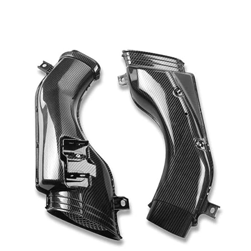 ODKBFG Turbo-Ansaugrohr Motorrad Lufteinlass Rohr Kanal Abdeckung Verkleidung Für Suzuki GSXR600 GSXR 600 750 2001 2002 2003 GSXR1000 1000 2001 2002 K1 K2(Carbon Fiber Black) von ODKBFG