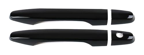 ODKISXS Auto-Außentürgriffe Für CR-V 2013-2017 Einloch-Außentürgriffschale Kratzfestes Modifikationszubehör Karosserieschutz Verkleidungsschutz(2 Doors Bright Black) von ODKISXS