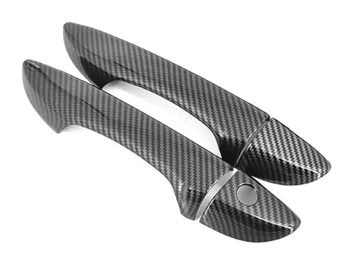 ODKISXS Auto-Außentürgriffe Für Levin Für E180 2019-2022 LHD Einloch-Türgriffabdeckung Dekorativer Anti-Kratz-Zubehörschutz(2 Doors Carbon Fiber Pattern) von ODKISXS