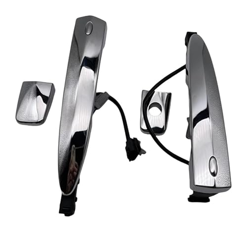 ODKISXS Auto-Außentürgriffe Für N&issan Für Leaf Für Maxima Für Murano Für Sentra 826469N00A Neue 806469N00A Vordere Chrom-Außentürgriffe Silber ABS 806451AA0A Seitengriff(Front Left Right) von ODKISXS