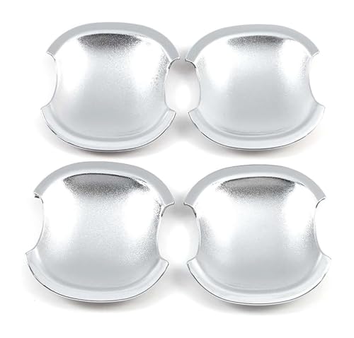 ODKISXS Auto-Außentürgriffe Für Tucson 2004-2009 Chrom Türgriff Schüssel Dekoration Anti-Scratch-Zubehör Auto Body Guard Protector(Small Door Bowl) von ODKISXS